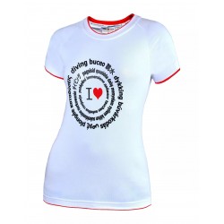 T-shirt Mola Mola "I Love Diving" (Damski)