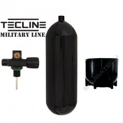 Butla z zaworem (z możl.rozbudowy), 15 L, 232 bar (Tecline Military Line)