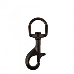 Kar. tłok. nierdz. z krętlikiem 100mm, oczko "D", (Tecline Military Line)