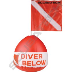 Boja sygnalizacyjna z flagą (Scubatech)