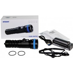 Latarka XTAR D26 1600S Full Set LED +battery