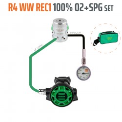 Tecline R4 WW REC1 100% O2 M26x2 z manometrem, zestaw stage - EN250A