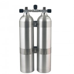 Zestaw Tecline Twin 2 x 7L ALU szczotkowane, 207 Bar